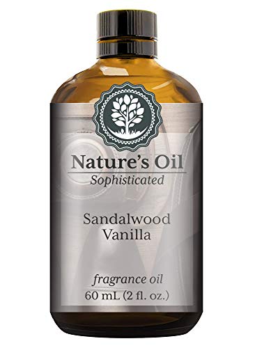 Sandalwood Vanilla Fragrance Oil (60ml) For Cologne, Beard Oil, Diffusers, Soap Making, Candles, Lotion, Home Scents, Linen Spray, Bath Bombs