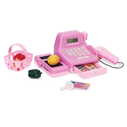 Play Circle by Battat Pink ChaChing Cash Register Set with Sounds