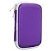 BIRUGEAR Hard Shell Carrying Case for Toshiba Canvio 3.0 Portable Hard Drive/ Automatic Backup / Canvio Basics 3.0 / Canvio Slim / Canvio Connect II / Canvio Premium - Purple