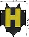 Awyjcas Happy Birthday Bunting Banner,Kid Birthday Party Decorations Favors and Party Supplies-Black