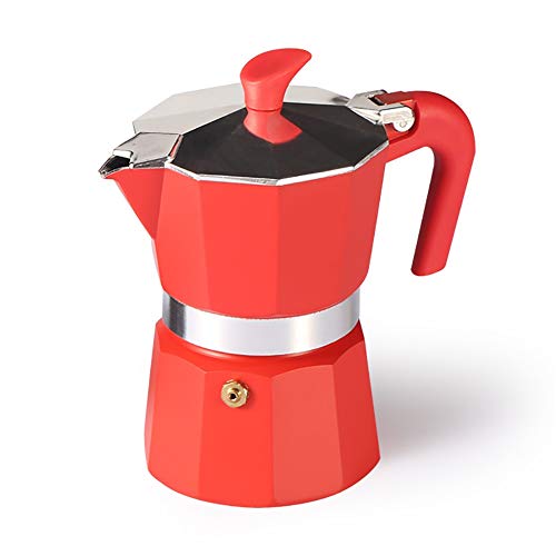 DYB Espressokocher Moka Pot Italian Concentrat Coffee Pot Kleines Home Office Make Kaffeegerät mit Heizofen