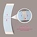 C Contour Lace Front Wig Tape Strips, Curve Double Sided Adhesive Tapes for Hair Extensions/Lace Front Support Wig/Toupee and Hairpiece 36 Pcs/Bag-Blue Colorthumb 2