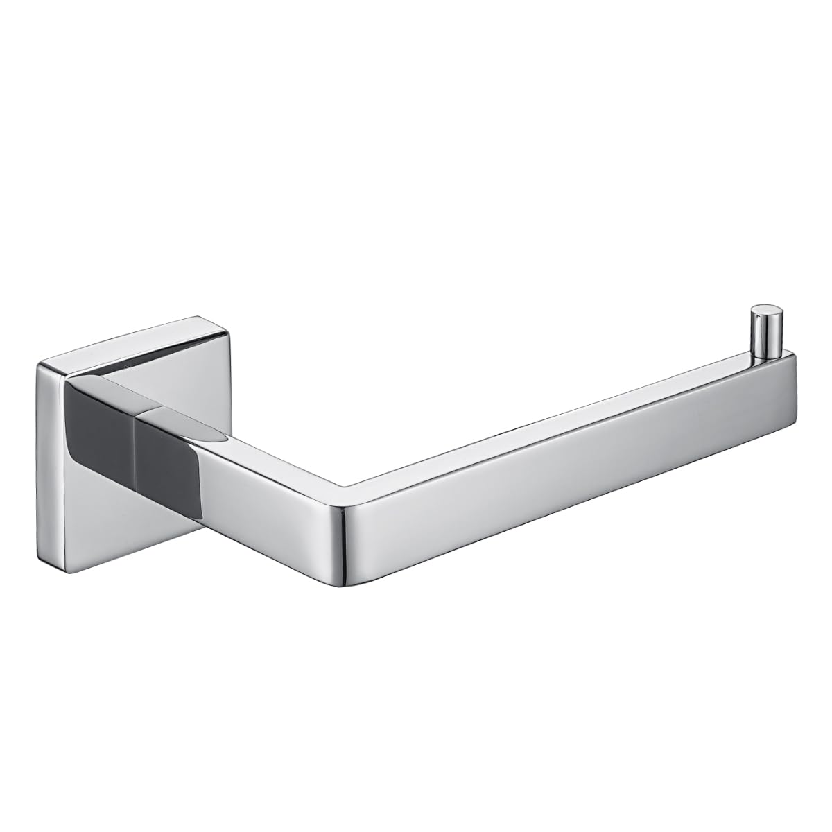 Photo 1 of JQK Toilet Paper Holder Chrome, 5 Inch 304 Stainless Steel Thick 0.8mm Tissue Paper Dispenser for Bathroom, Hold Mega Rolls, Polished Chrome Wall Mount Left or Right, TPH250-CH