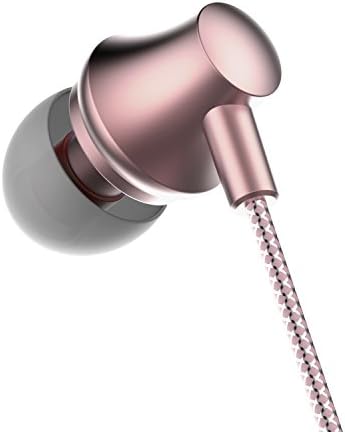 Kadea M66 Metal Stereo Headphones with Remote and Mic for iPhone/Sony/Sumsung etc(Pink)) (Pink)