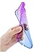 Starhemei for Galaxy A50 Case, Case for Samsung A50, TPU Gasbag Soft Shock-Resistant Flexible Rubber Phone Case Cover for Samsung Galaxy A50 (Purple&Blue)