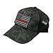 Thin Red Line Black Kryptek Camo Hat With PVC Patch
