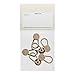 Comfy Clothiers 6 Pants Button Extenders for Pants, Khakis and Dress Slacks Waist Comfort (6 - Khaki/Taupe)