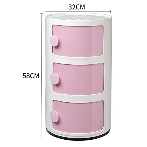 Bedside Table PHTW HTZ Plastic Lockers Bedroom Nightstand Round The Corner Cabinet Multifunctional Storage +