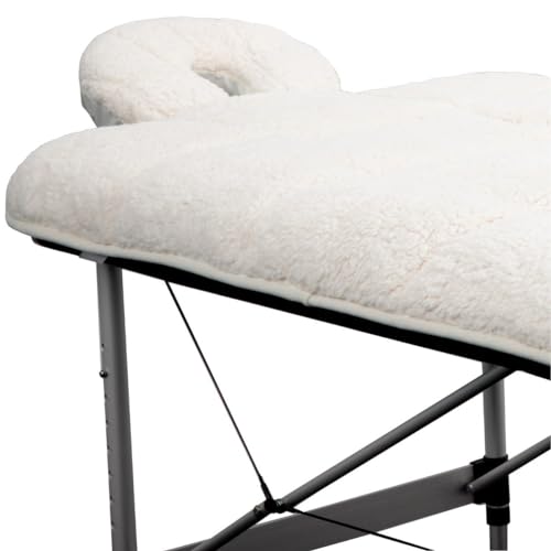 ForPro Premium Quilted Fleece Table Pad Set, Natural, Extra Soft, Hypoallergeni…