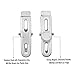 Refrigerator Magnetic Chip Bag Clips - LEYOSOV 8pcs Heavy Duty Fridge Magnet Hook with Strong Neodymium Magnet, Perfect for Food Classroom Office Photo Calendar