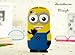 Iphone 6s Case, Iphone 6 Case, Cute 3D Cartoon Lovely Despicable Me Minion Soft Gel Rubber Silicone Protection Skin Case Cover for Iphone 6 / 6s 4.7