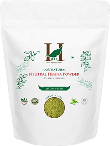 H&C Herbal Ingredients Expert Neutral Henna Powder/Colorless Henna/Senna Powder/Cassia Obovata, 227g - Brown 1 H&C Herbal Ingredients Expert Neutral Henna Powder/Colorless Henna/Senna Powder/Cassia Obovata, 227g - Brown
