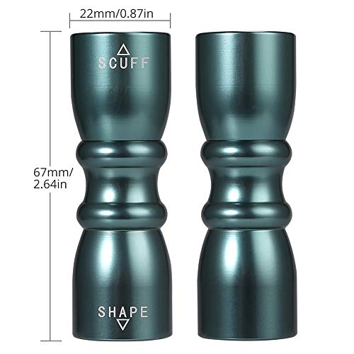 Tanice 3 in 1 Snooker Pool Cue Tip Tool Billiard Cue Accessories Shaper/Scuffer/Aerator with a PU Bag