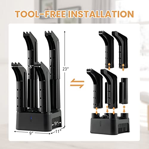 COSTWAY Boot Dryer, Boot Dryers and Deodorizer with 180 Mins Timer