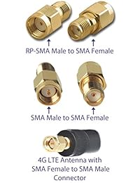 3 g 4 g lte dipole correa ancha Antena 5dBi 698   2700 MHz Omni Directional Antena GSM WIFI macho SMA 4 G con conectores SMA Hembra a RP SMA macho y SMA Hembra a SMA macho