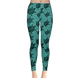 CowCow Womens Turquoise Pattern Turtles Leggings
