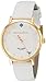 kate spade new york Women's 1YRU0765 Metro White Watch With White Leather Band