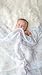 Diamond Baby Swaddle Blankets Organic Cotton, Diamonds and Stripes Design, 2-Pack