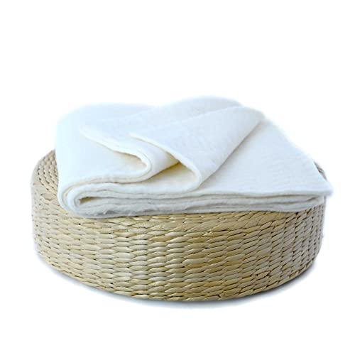 White Cotton Quilt Batting 45"x60" for Patchwork Quilting Sewing