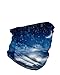 INTO THE AM Cornflower Blue Breathable Neck Gaiter Masks Half Face Cover Wrap Cool Mask Bandana Festival Rave Balaclava Scarf