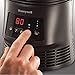 Honeywell HHF370B 360 Degree Surround Fan Forced Heater with Surround Heat Output Charcoal Grey Energy Efficient Portable Heater with Adjustable Thermostat & 2 Heat Settings , Black