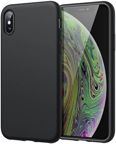 Amazon.com: Apple iPhone X Silicone Case - Black : Cell Phones
