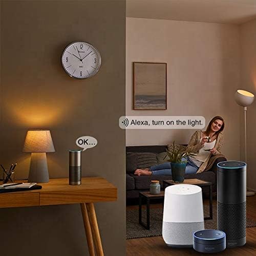 LEOZIE E27 Bombilla Inteligente Wifi LED Smart Regulable Lmpara color cambiable 9W 850 Lm Compatible Alexa Echo y Google Home 2 Pcs