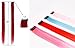 26pcs Colored Hair Extensions Hairpiece Highlight Clip-on Hair Extension Colored Hairpieces Costume Wig for Cosplay Party 20 Inchesthumb 2