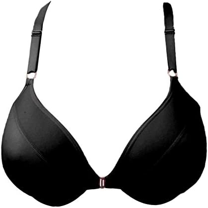 Danskin Front Close Plunge Sport Bra Medium-Impact