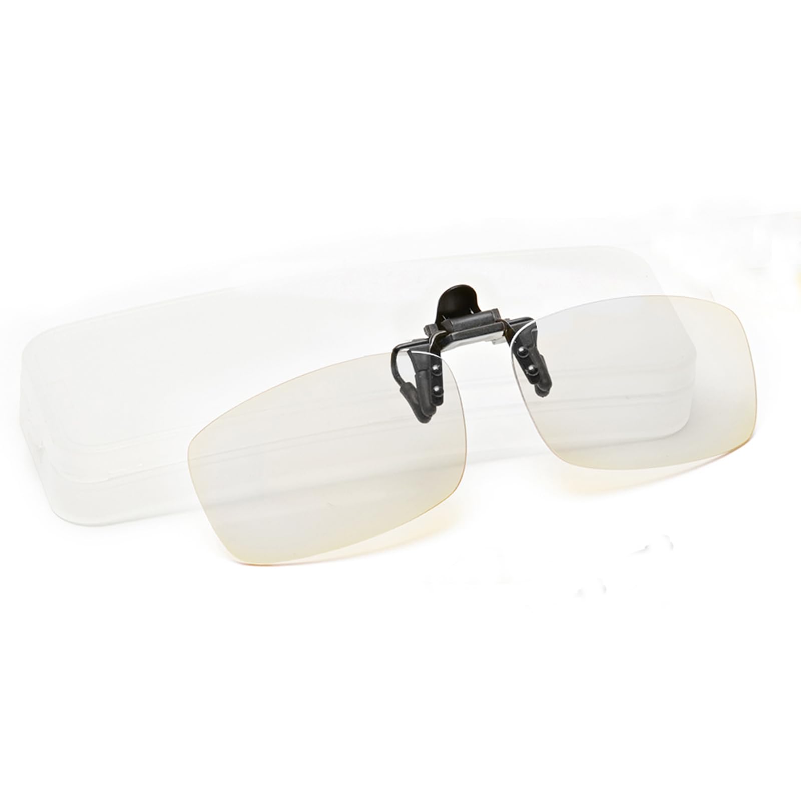 Photo 1 of Riwissipa Reading Glasses Clip On Magnifiers for Eyeglasses and Flip Up Blue Light Blocking Clear Glasses for Women Men (transparent, 1, x)