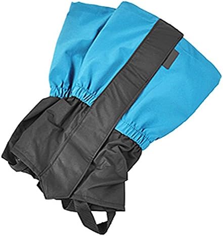 ZedYasou Outdoor Waterproof Windproof Gaiters Leg Protection Guard for Skiing Hiking Camping Climbing Desert Walking (blue)