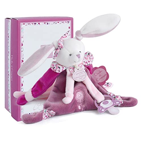 Doudou et Compagnie DC2701 Cerise Doudou Plus Dummy Holder Comforter