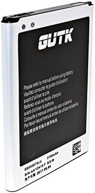 Galaxy Note 2 Battery, GUTK 3100mAh Replacement Battery for Galaxy Note II ,N7100 ,i317 ,GT-N7100 ,T-Mobile SGH-T889 ,EB595675LA