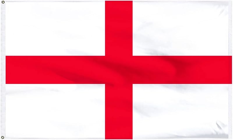 HYX England Flag 5ft x 3ft St George’s Cross with Brass Eyelets Polyester