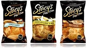Stacyâ€™s Pita Chips VARIETY PACK: 2 packs of SIMPLY NAKED CHIPS, 2 packs of MULTIGRAIN CHIPS, 2 packs of PARMESAN GARLIC and HERB CHIPS. 10 oz. (6 PACK)