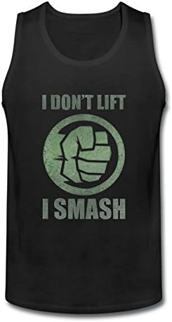 Yomei Men's Marvel Hulk Smash Mens Graphic T Shirt - Fifth Sun tank tops Black L