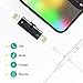 4 in 1 Adapter for Apple iPhone Dongle Xs/Xs Max/XR/8/8 Plus/7/7 Plus Headphone Splitter Audio Earphone AUX Charger Compatible for[Music+Charging+Call+Wire Control] Connector Support iOS 12 or Later