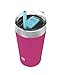 Ello Rise Vacuum Insulated Stainless Steel Tumbler with Optional Straw, 12 oz, Popsicle Pink