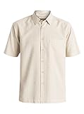 Quiksilver Waterman Quibb Men's Buoy Woven Button Down Top, Dark Slate, Large