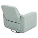 Babyletto Tuba Extra Wide Swivel Glider in Seafoam, Greenguard Gold Certified