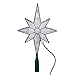 Kurt Adler 10-Light 10-1/2-Inch Clear LED 8-Point Star Treetop