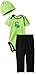 Gerber Baby Boys' 3-Piece Bodysuit, Pant and Cap Set