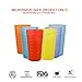 AOYITE Reusable Plastic Cups 22 oz - Unbreakable Hard Kids Cups - BPA Free Dishwasher Safe Drinking Cup set of 12 - Stackable Water Tumblers for Kitchen Camping Party Outdoor