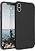 DTTO Case for iPhone X Case 2017(ONLY), [Not for iPhone Xs], [Romance Series] 1st Generation Silicone Gel Rubber Anti-Scratch Shockproof Case for iPhone X (2017), Dark Black