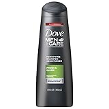 Dove Men+Care 2 in 1 Shampoo, Fresh and Clean 12 oz, 4 Count
