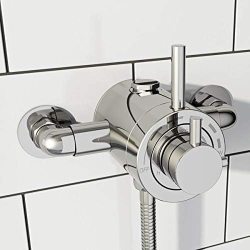 Super Saturday Thermostatic Concentric Exposed Shower Mixer Valve 135mm
