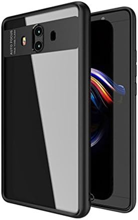 Huawei Mate10 Case, Ultra Hybrid Heavy Duty Transparent Clear Phone Case for Huawei Mate 10, Shockproof Protective Phone Cases with Air Cushion Protection Technology (Black)