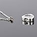 HooAMI Always in My Heart Memorial Urn Locket Cremation Jewelry Ash Keepsake Stainless Steel Pendant Necklace