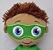 New Rare Learning Curve PBS Show Super Hero Why Whyatt Wyatt Boys Plush Toy Stuffed Action Figure