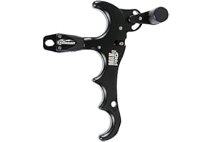 FUNTRESS 360 Degree Adjustable Aluminium 4 Fingers Compound Bow Trigger Release
